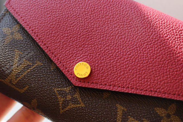 lv錢包 Pallas錢夾 M60140紫紅 lv小牛皮翻蓋女錢包  lvqb1049